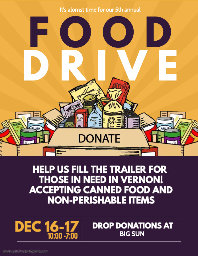5th Annual BIG Food Drive for Vernon