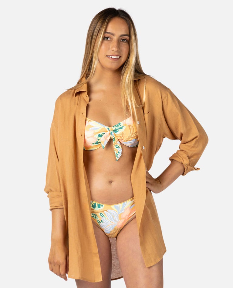 Rip Curl Premium Linen L/S Shirt - Womens Blouse - Big Sun Vernon  | Okanagan Beachwear