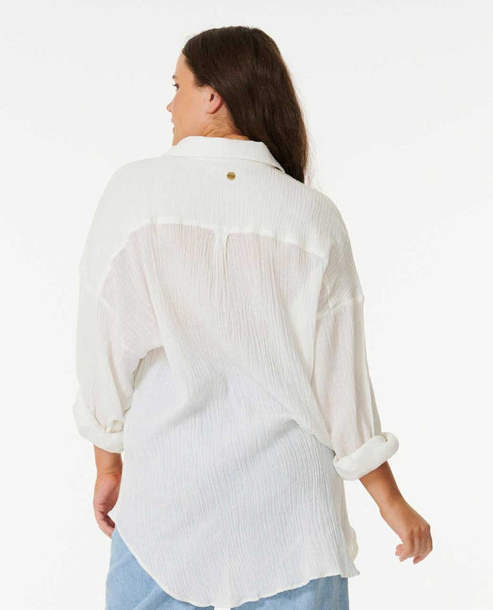Rip Curl Premium Linen L/S Shirt - Womens Blouse - Big Sun Vernon  | Okanagan Beachwear