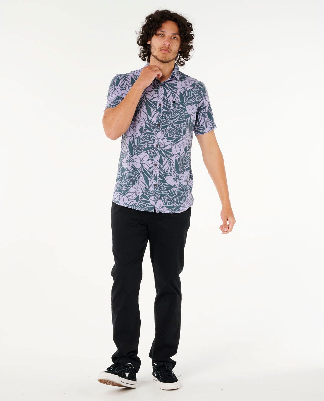 Rip Curl Fun Times Floral Short Sleeve Shirt - Mens Woven Shirts - Big Sun Vernon  | Okanagan Beachwear