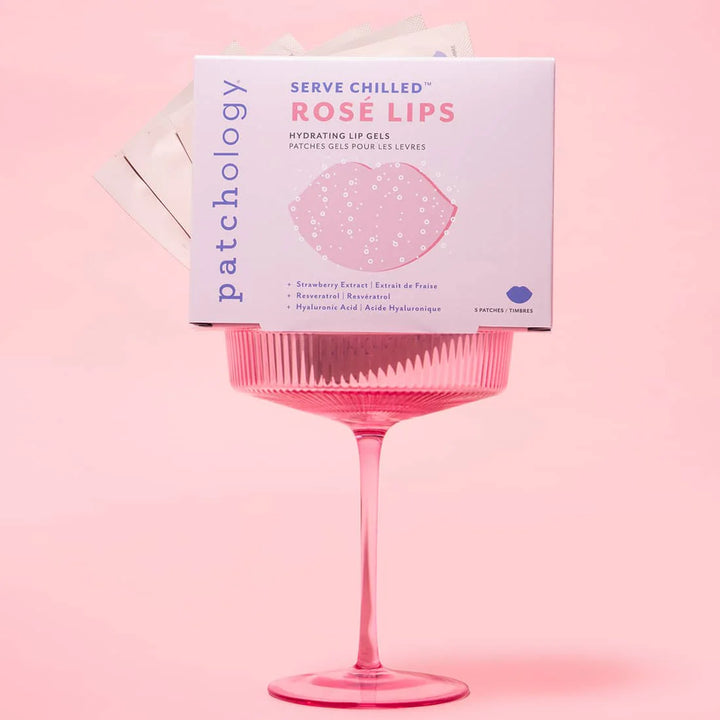 Patchology Serve Chilled Rosé Hydrating Lip Gel - 5 Pack