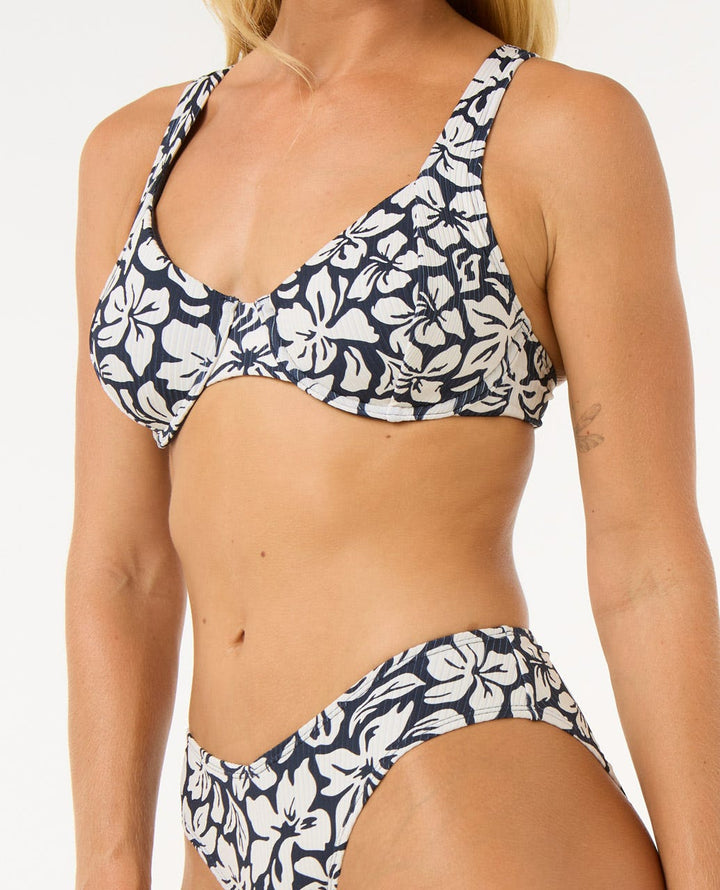 Rip Curl Las Flores High Leg Good Coverage Bottom - Womens Low Bikini Bottoms - Big Sun Vernon  | Okanagan Beachwear
