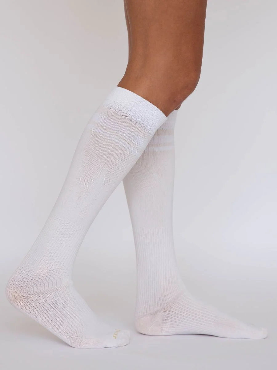 pear Varsity Knee-High Compression Sock