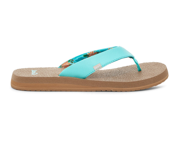 Sanuk Yoga Mat Vintage Floral - Womens Flip Flops - Big Sun Vernon  | Okanagan Beachwear