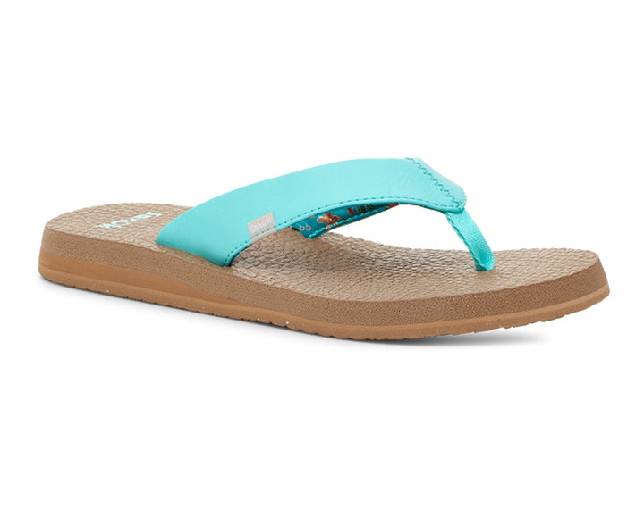 Sanuk Yoga Mat Vintage Floral - Womens Flip Flops - Big Sun Vernon  | Okanagan Beachwear