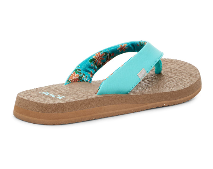 Sanuk Yoga Mat Vintage Floral - Womens Flip Flops - Big Sun Vernon  | Okanagan Beachwear