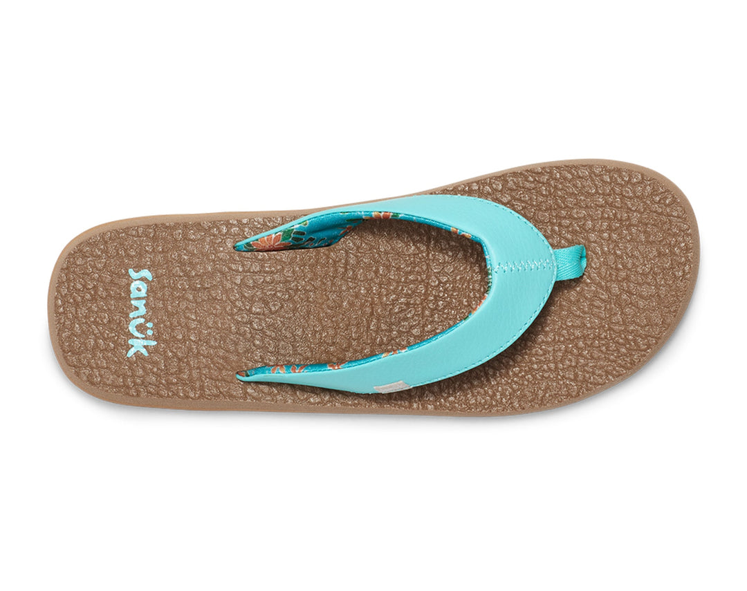 Sanuk Yoga Mat Vintage Floral - Womens Flip Flops - Big Sun Vernon  | Okanagan Beachwear