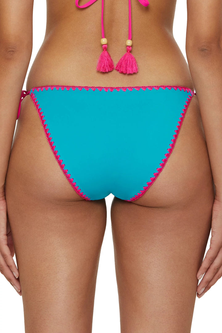 Lucky Brand Marbella Tie Side Bottom - Womens Tie Bikini Bottoms - Big Sun Vernon  | Okanagan Beachwear