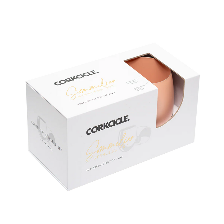 Corkcicle Sommelier Stemless Double Pack