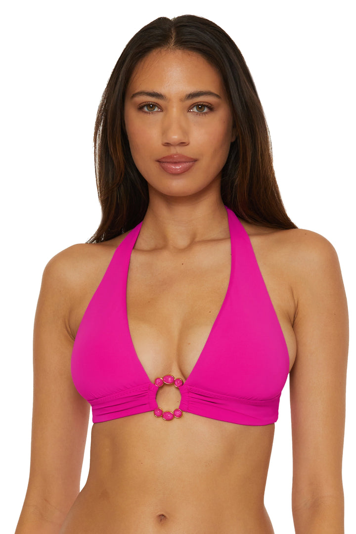 Becca Marble Canyon Halter - Womens Halter Bikini Tops - Big Sun Vernon  | Okanagan Beachwear