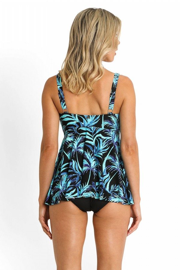 Azura Pina Colada F/G Tie Singlet - Womens Tankini Bikini Tops - Big Sun Vernon  | Okanagan Beachwear