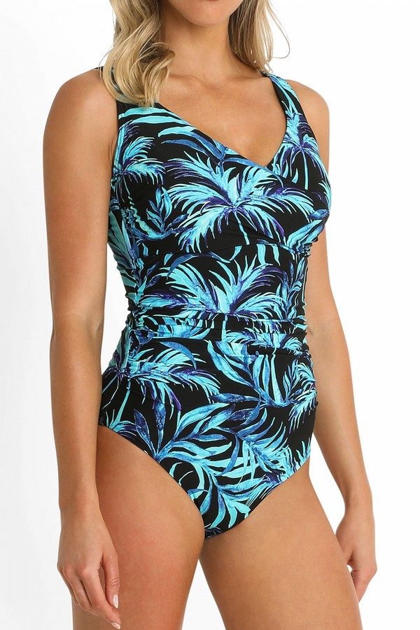 Azura Pina Colada DD/E Twist Minimizer 1pc - Womens Fashion One Pieces - Big Sun Vernon  | Okanagan Beachwear