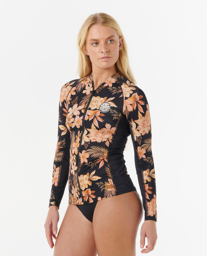 Rip Curl Desert Dreams L/S Zip Rashie - Womens Fashion One Pieces - Big Sun Vernon  | Okanagan Beachwear
