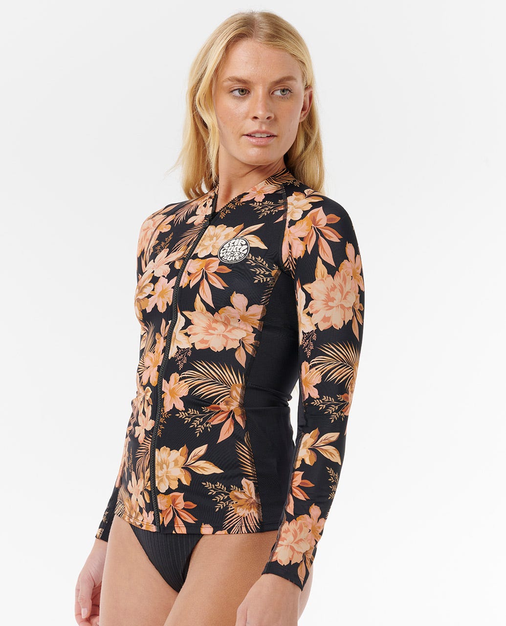 Rip Curl Desert Dreams L/S Zip Rashie - Womens Fashion One Pieces - Big Sun Vernon  | Okanagan Beachwear