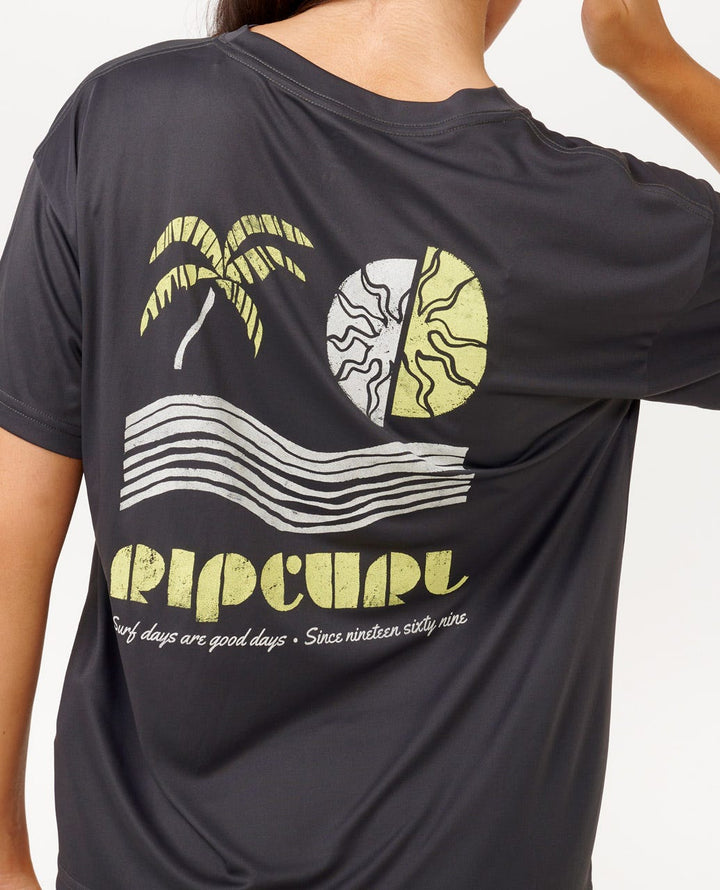 Rip Curl Beach Party UPF Surflite Tee - Womens Short Sleeve Rashguards - Big Sun Vernon  | Okanagan Beachwear