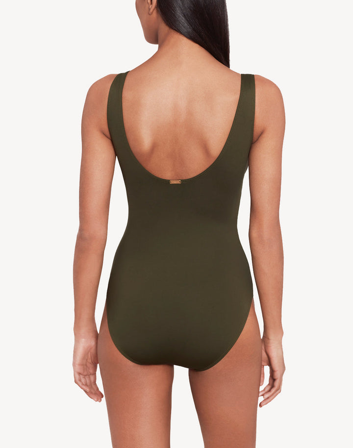 Ralph Lauren Beach Club Ruffle Surplice One Piece - Womens Fashion One Pieces - Big Sun Vernon  | Okanagan Beachwear