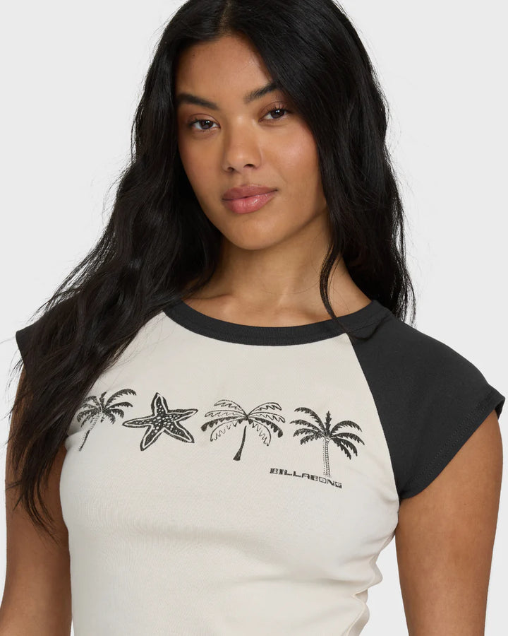 Billabong Des Tropic Raglan Tee
