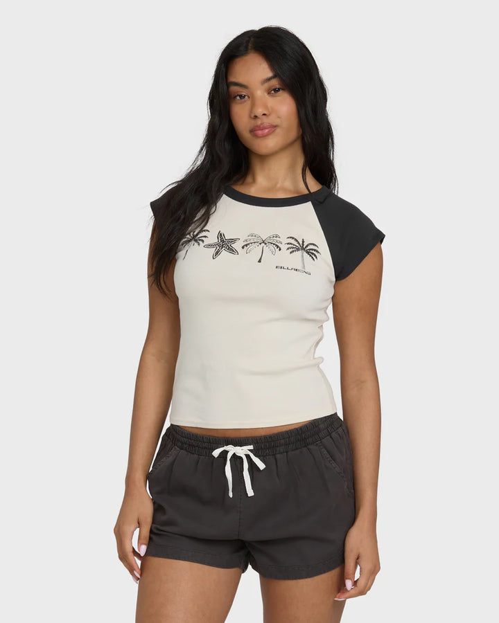Billabong Des Tropic Raglan Tee
