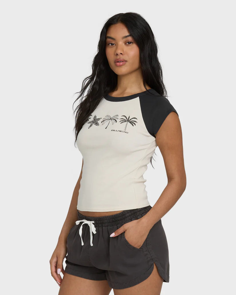 Billabong Des Tropic Raglan Tee