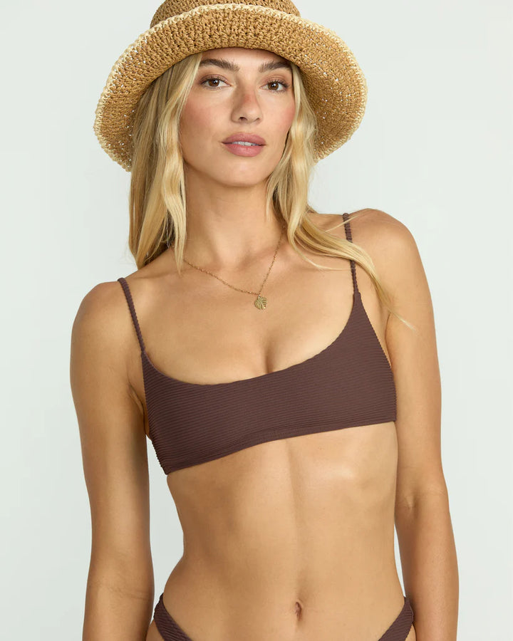 Billabong Kona Tanlines Jaclyn Crop Top - Womens Cropped Bikini Tops - Big Sun Vernon  | Okanagan Beachwear