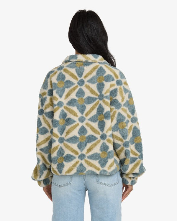 Billabong All The Time 1/2 Zip Sherpa