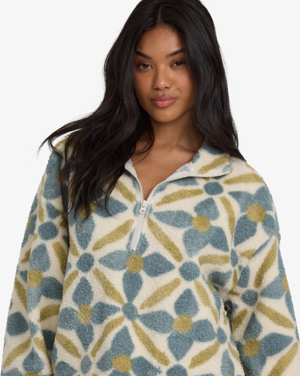 Billabong All The Time 1/2 Zip Sherpa