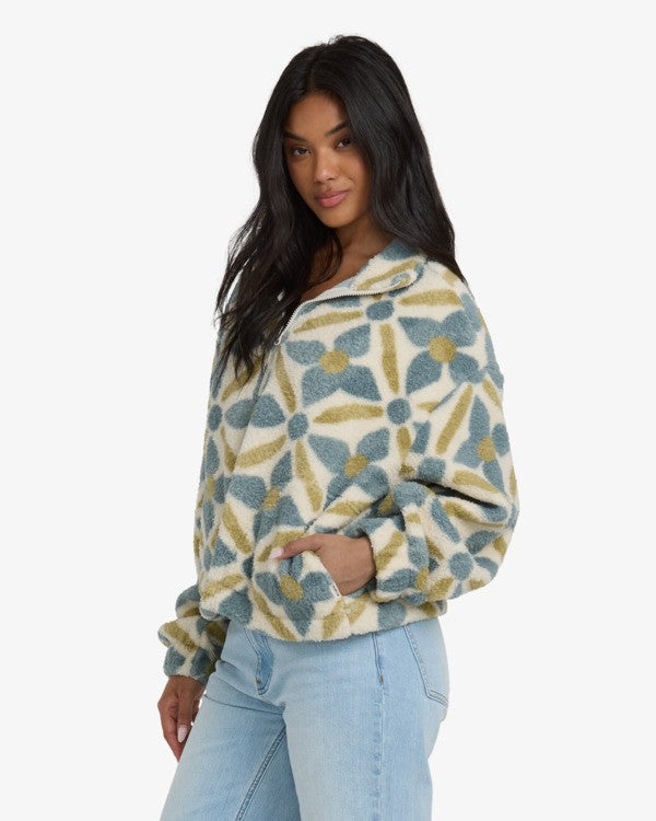 Billabong All The Time 1/2 Zip Sherpa