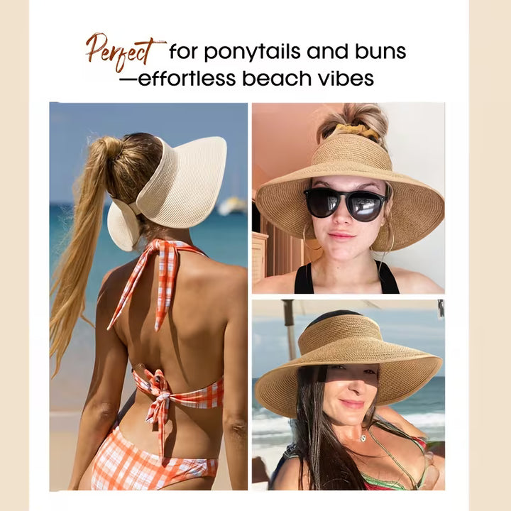 Sofie Wide Brim Open Sun Hat