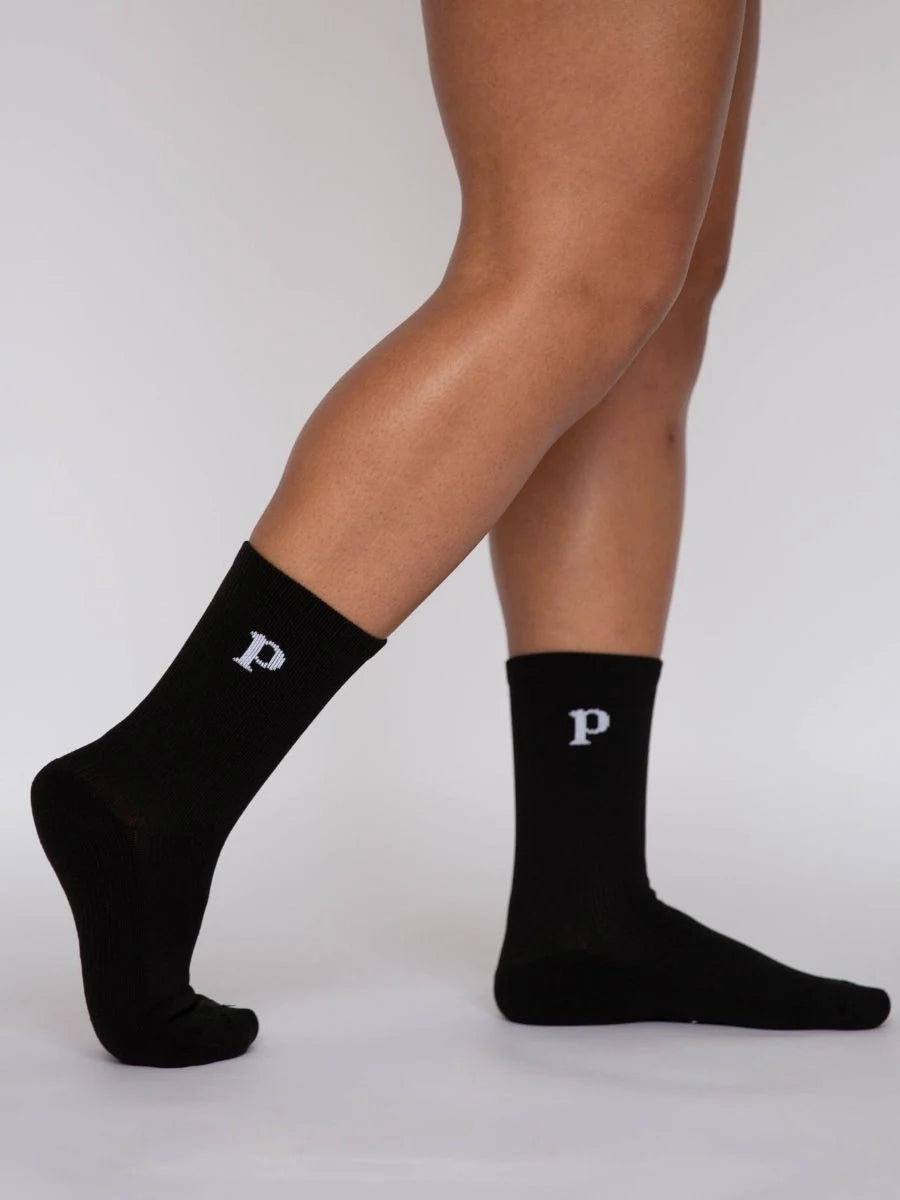 pear Minimalist 'P' Crew Compression Sock