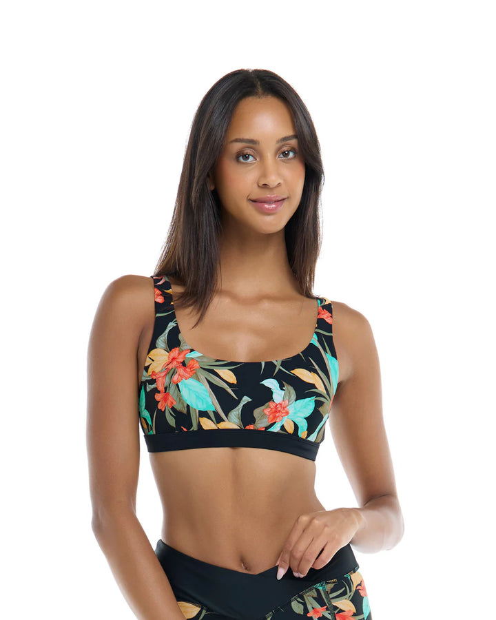 Body Glove Hamoa Star Cross-Over Sports Bra