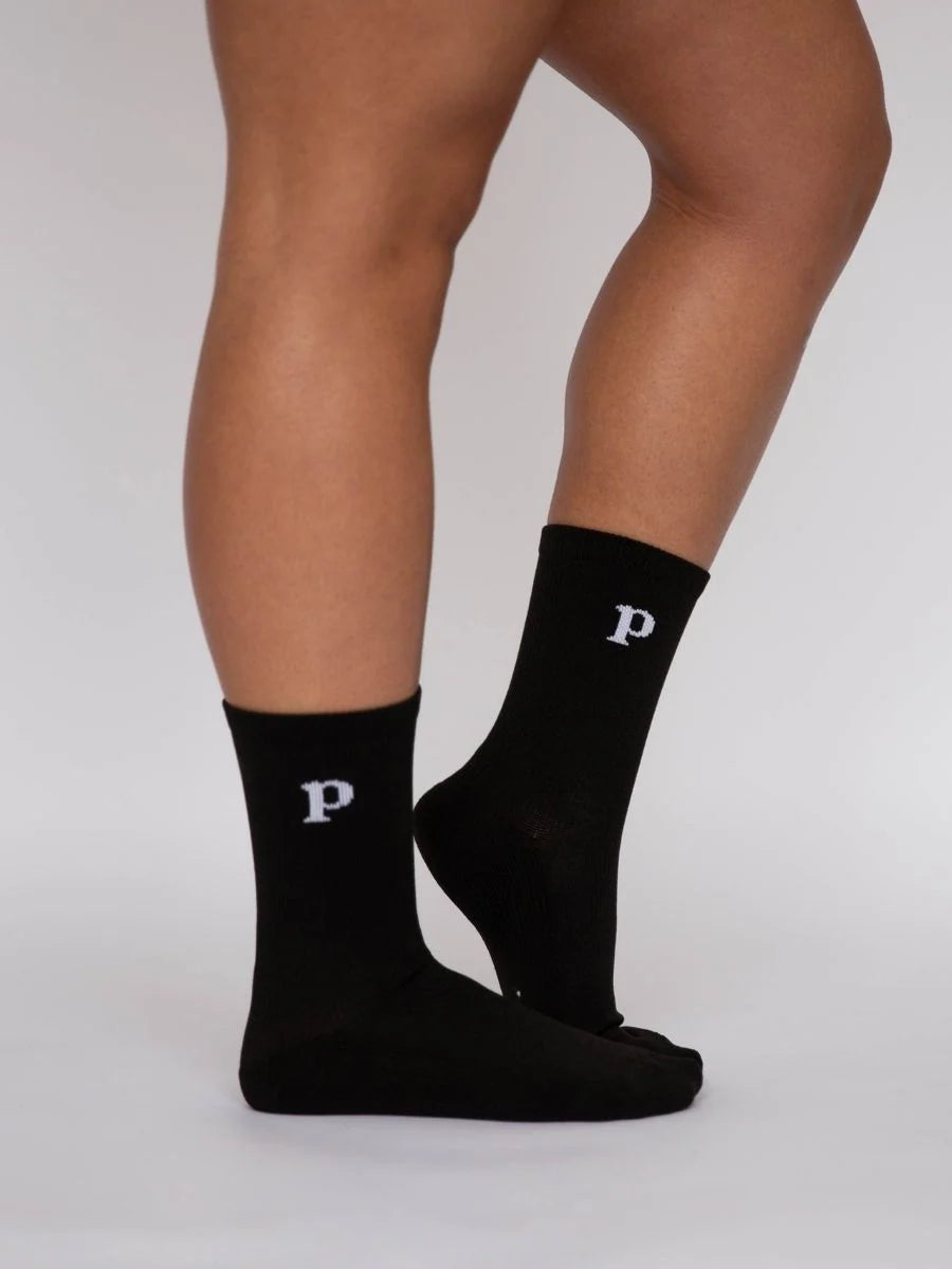 pear Minimalist 'P' Crew Compression Sock