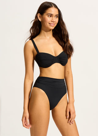 SeafollyCollective High Cut Rio Bottoms - Womens Hi Cut Bikini Bottoms - Big Sun Vernon  | Okanagan Beachwear