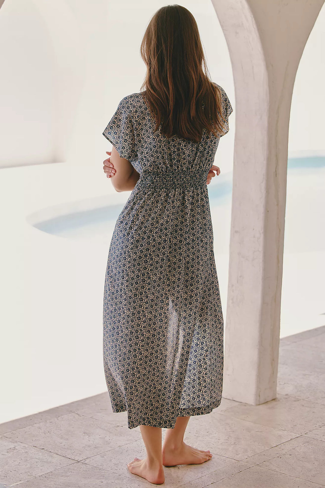 Z-Supply Sanna Iris Floral Midi Dress