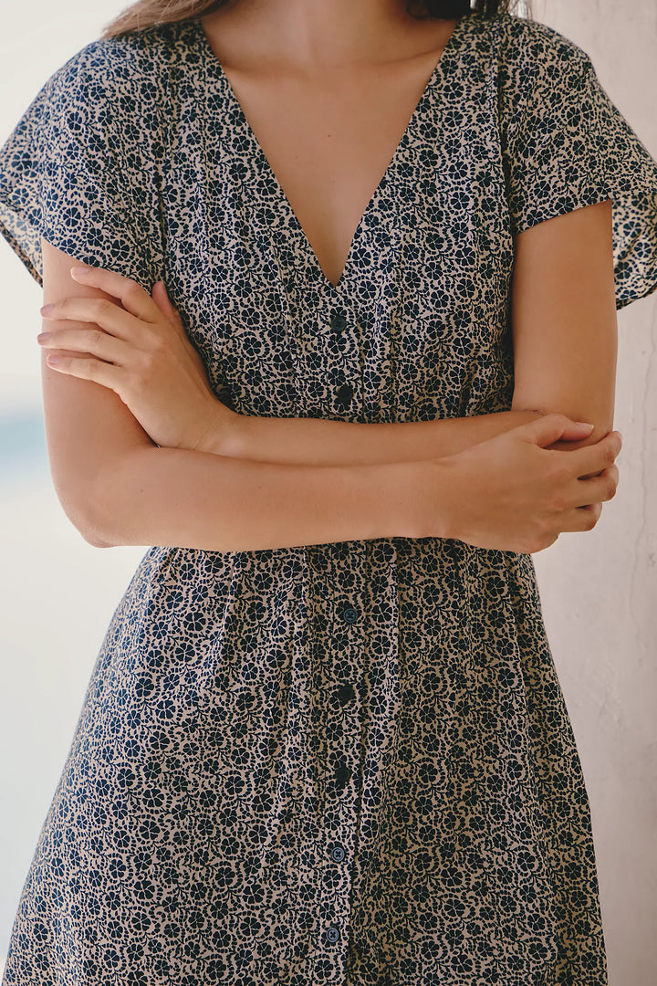 Z-Supply Sanna Iris Floral Midi Dress