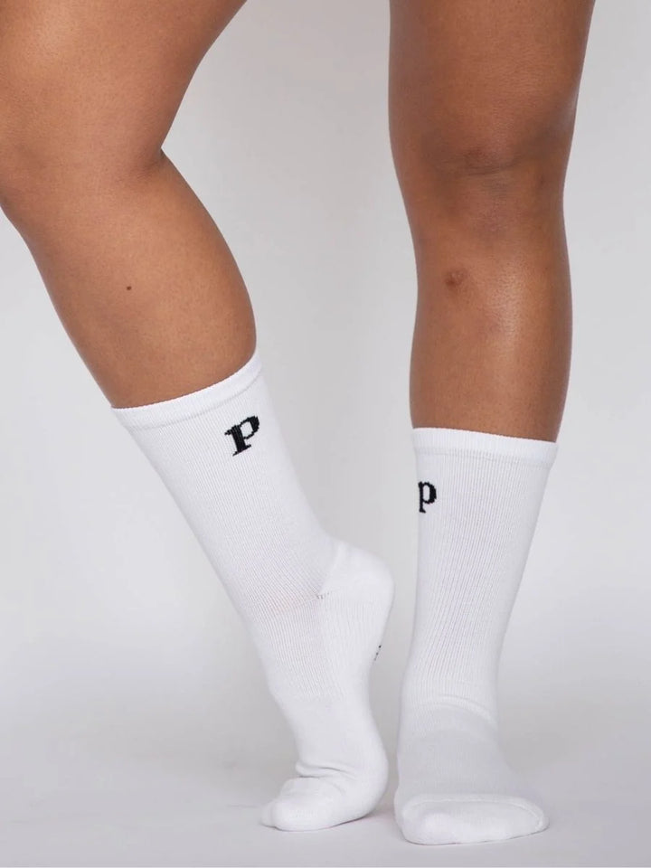 pear Minimalist 'P' Crew Compression Sock