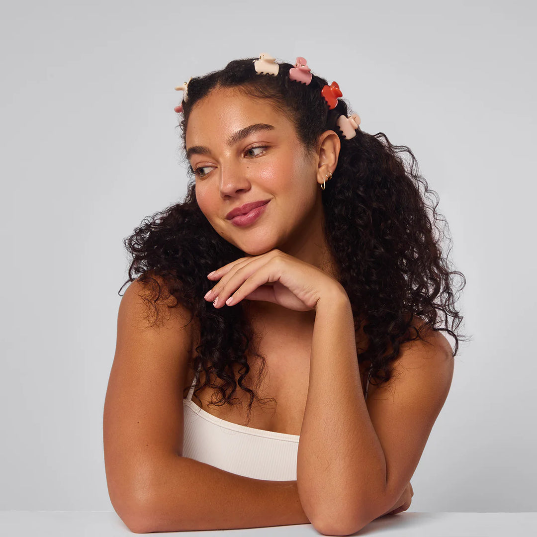 Kitsch Mini Cherry Blossom Cloud Claw Clips 8 pc Set