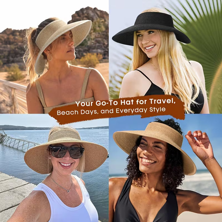 Sofie Wide Brim Open Sun Hat