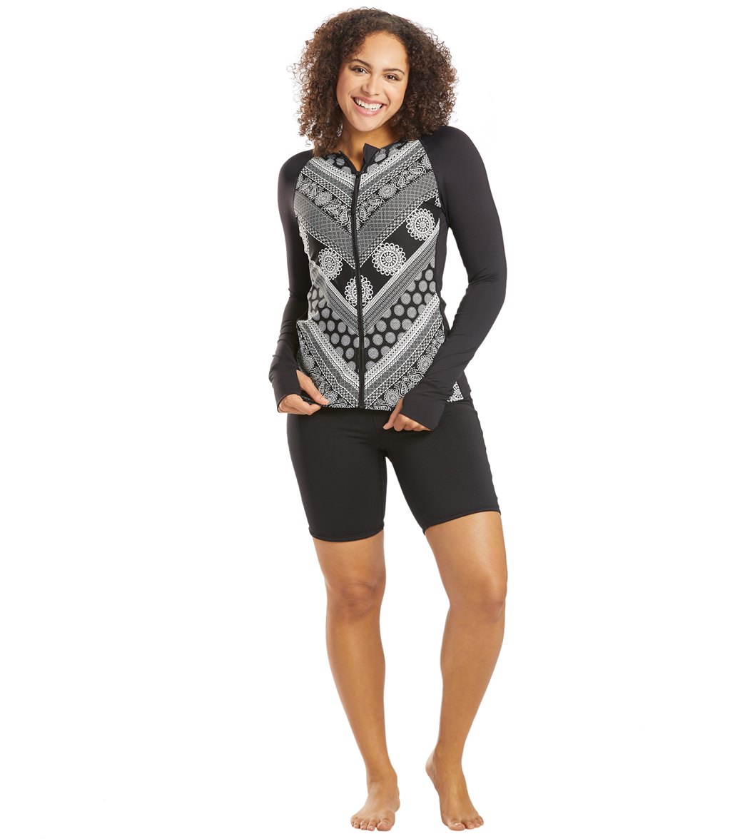 Beach House Pace Swim Bike Short - Womens Swim Short Bikini Bottoms - Big Sun Vernon  | Okanagan Beachwear