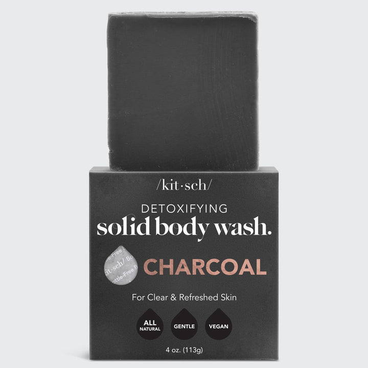 Kitsch Charcoal Detoxifying Body Wash Bar - Soap - Big Sun Vernon  | Okanagan Beachwear