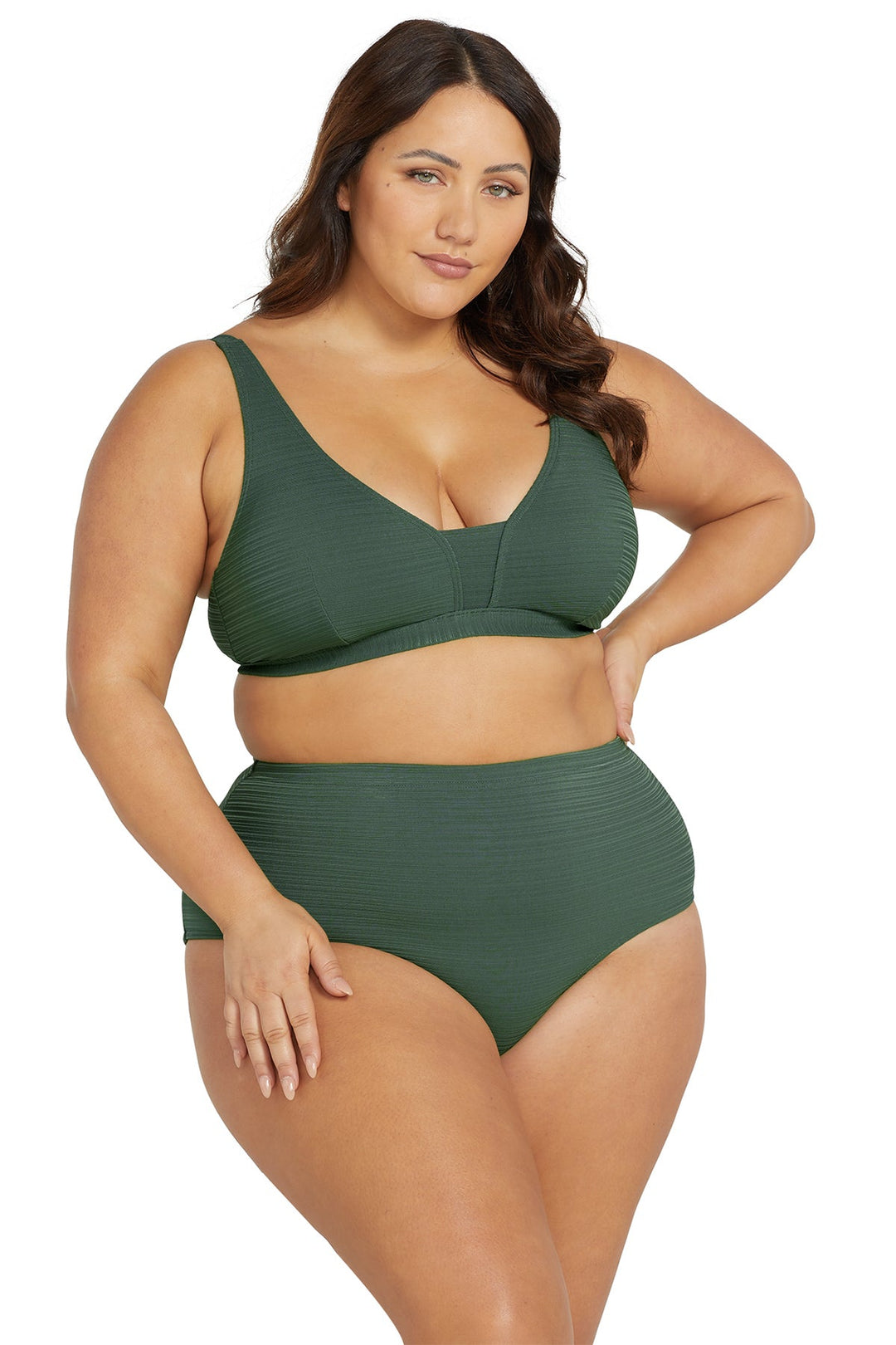 Artesands Aria Renoir High Waist Swim Bottom - Womens High Waisted Bikini Bottoms - Big Sun Vernon  | Okanagan Beachwear