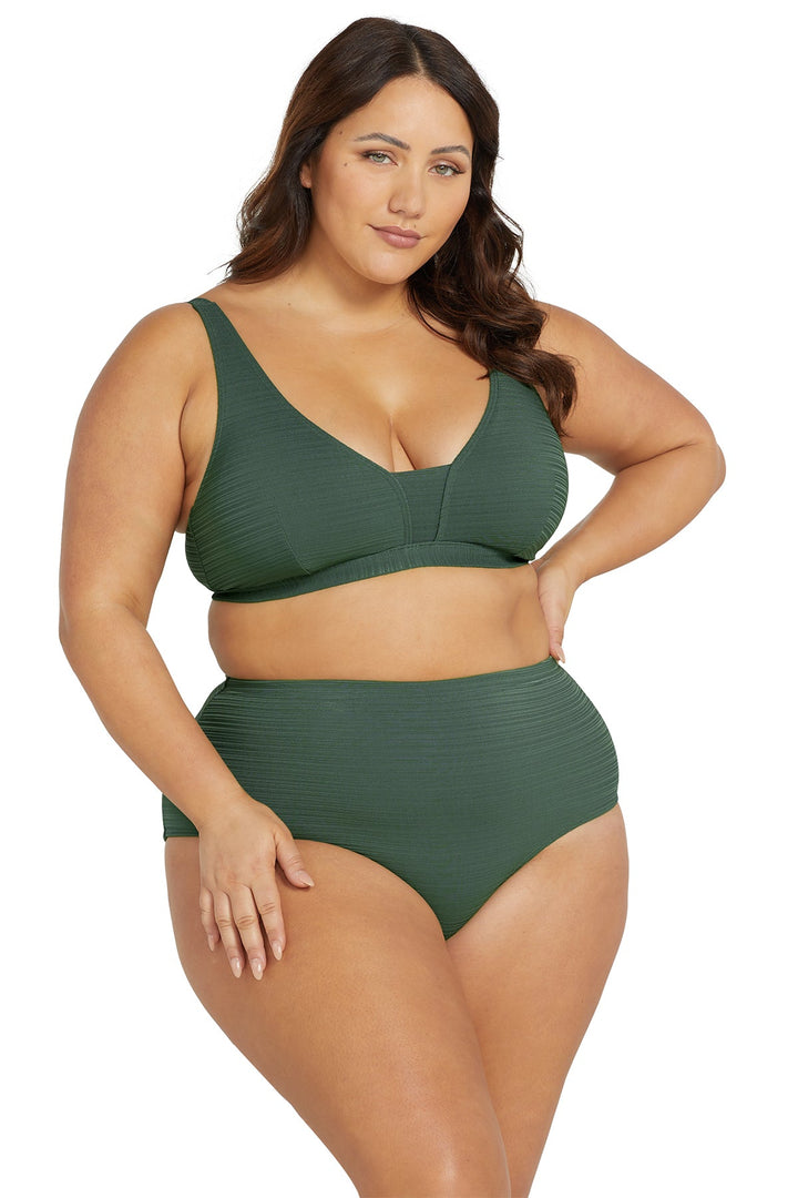 Artesands Aria Renoir High Waist Swim Bottom - Womens High Waisted Bikini Bottoms - Big Sun Vernon  | Okanagan Beachwear