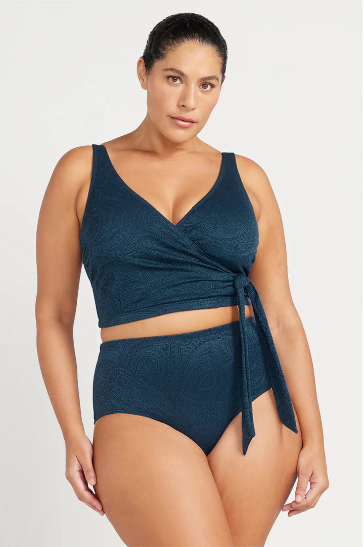 Artesands La Traviata Renoir Swim Pant - Womens High Waisted Bikini Bottoms - Big Sun Vernon  | Okanagan Beachwear