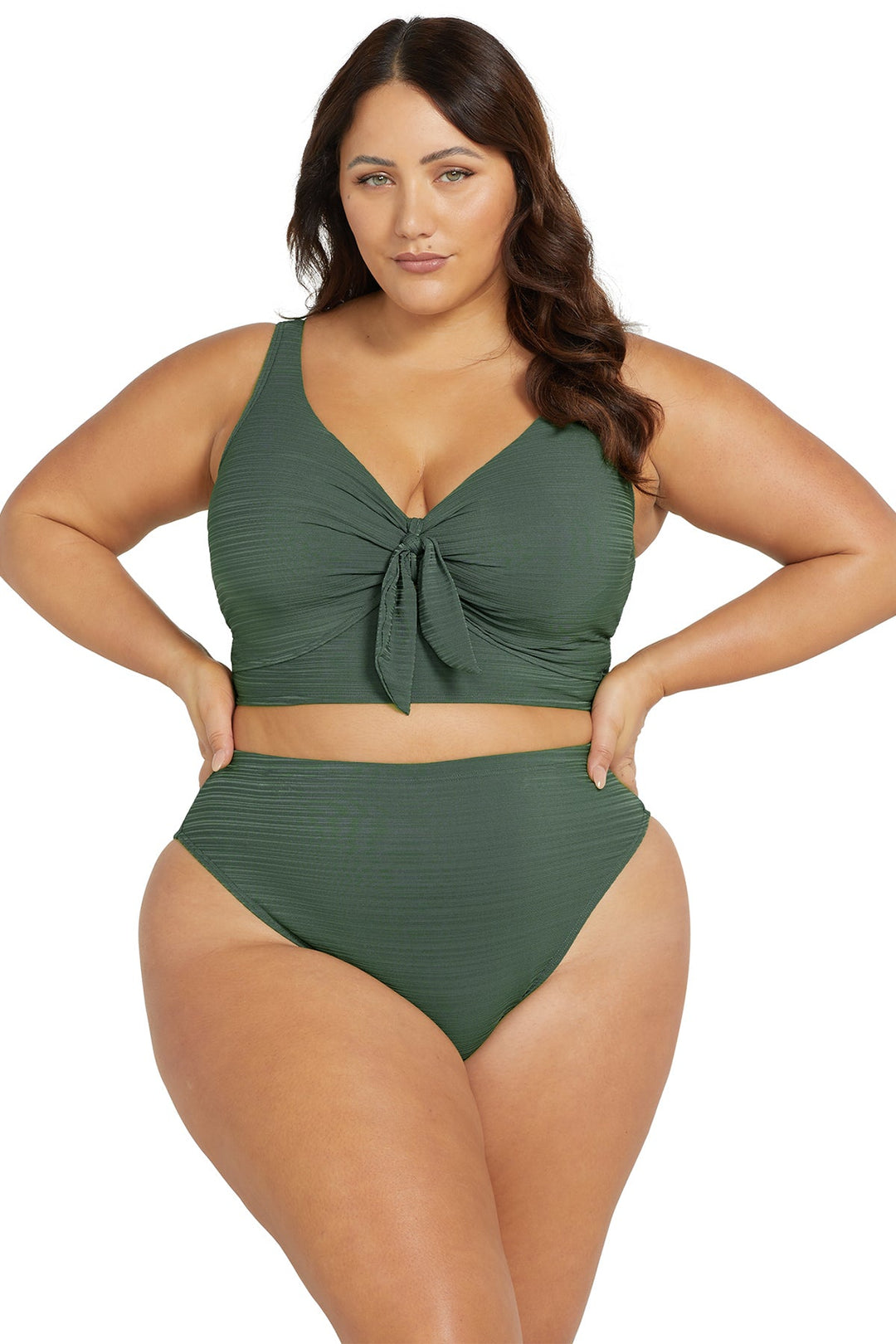 Artesands Aria D/DD Midriff Bikini Top - Womens Tankini Bikini Tops - Big Sun Vernon  | Okanagan Beachwear