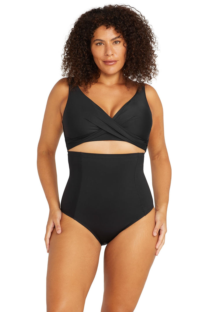 Artesands Sculpt Michelangelo High Waist Bottom - Womens High Waisted Bikini Bottoms - Big Sun Vernon  | Okanagan Beachwear