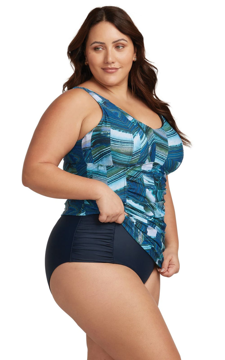 Artesands Hues Boticelli Swim Pant - Womens High Waisted Bikini Bottoms - Big Sun Vernon  | Okanagan Beachwear