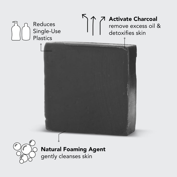 Kitsch Charcoal Detoxifying Body Wash Bar - Soap - Big Sun Vernon  | Okanagan Beachwear