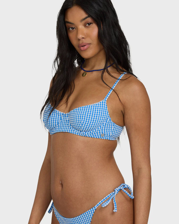 Billabong Mini Wave Check Helena Underwire Bikini Top