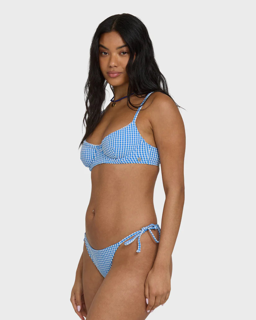 Billabong Mini Wave Check Helena Underwire Bikini Top