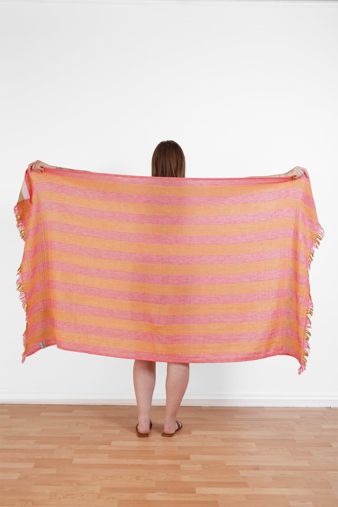 Tofino Towel Banks Muslin Gauze Stripe Towel - Beach Towels - Big Sun Vernon  | Okanagan Beachwear