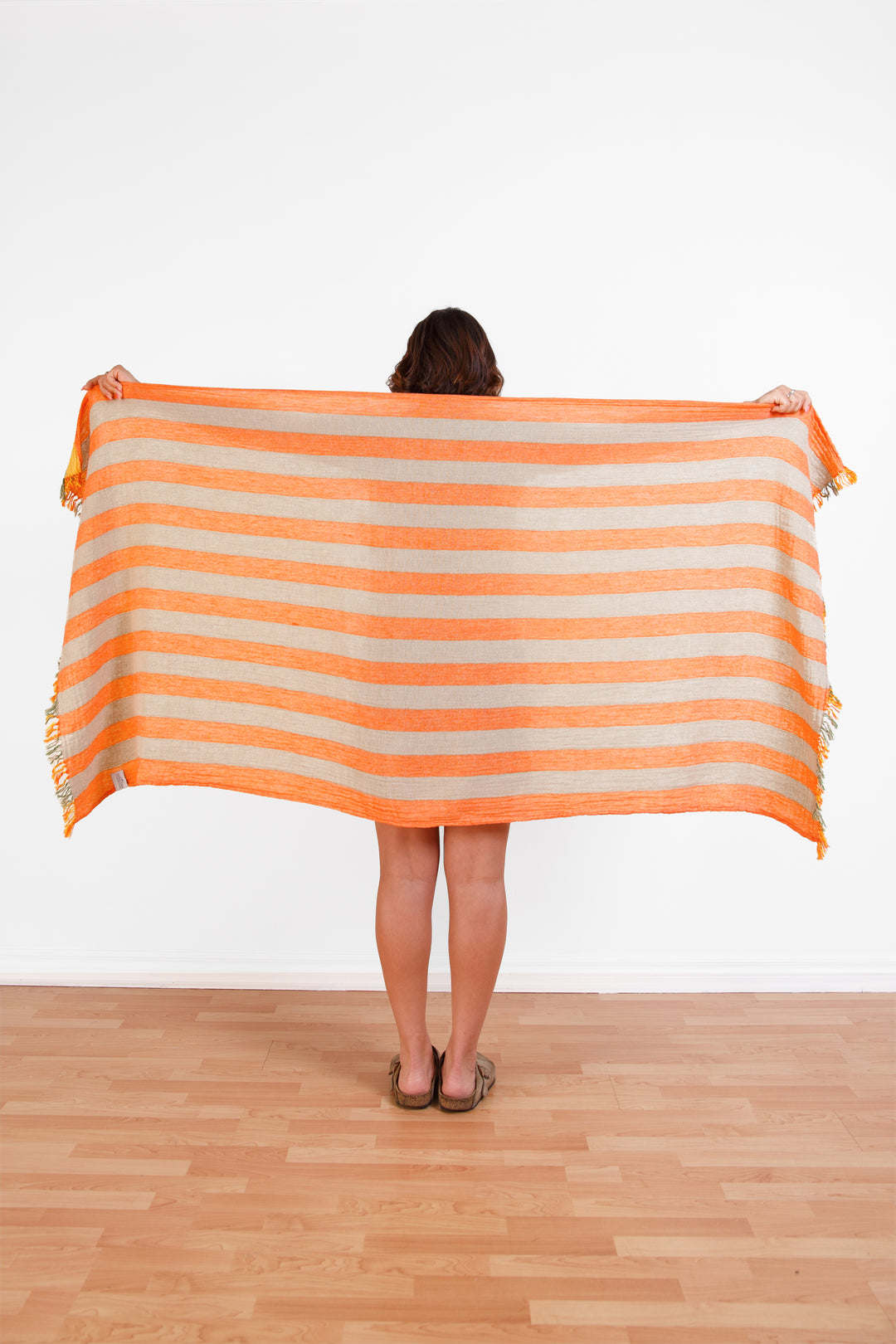 Tofino Towel Banks Muslin Gauze Stripe Towel - Beach Towels - Big Sun Vernon  | Okanagan Beachwear